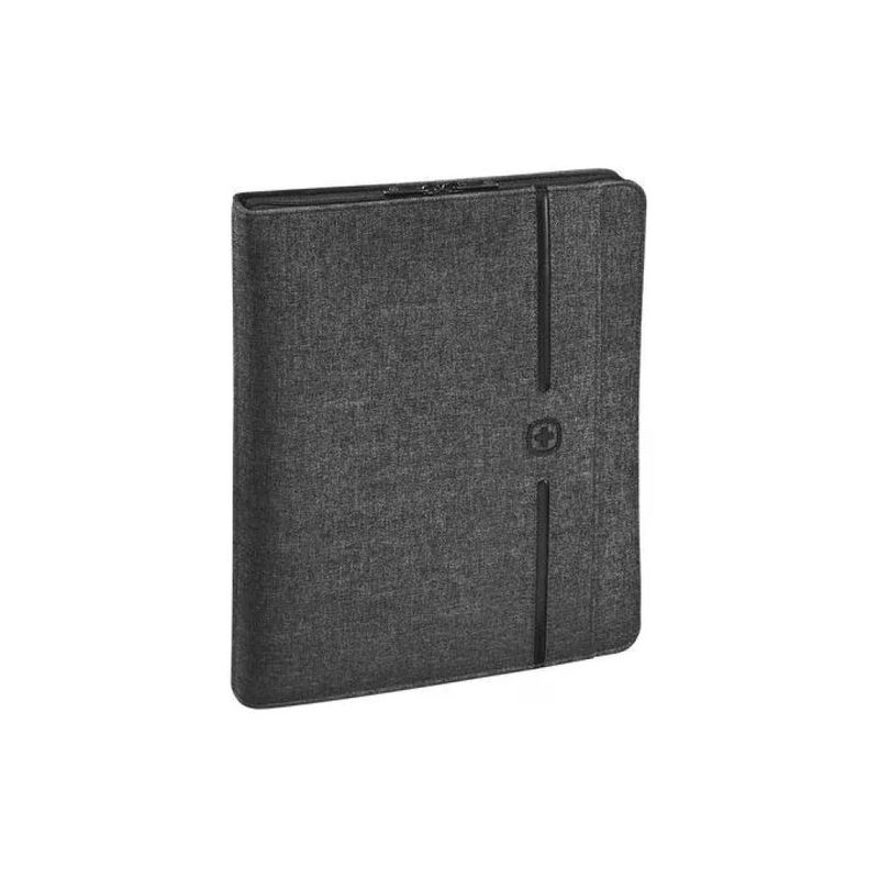 WENGER 601360 Affiliate Portablocco con Blocco A4 e Tasca per Tablet Fino a 10'' Poliestere colore Grigio