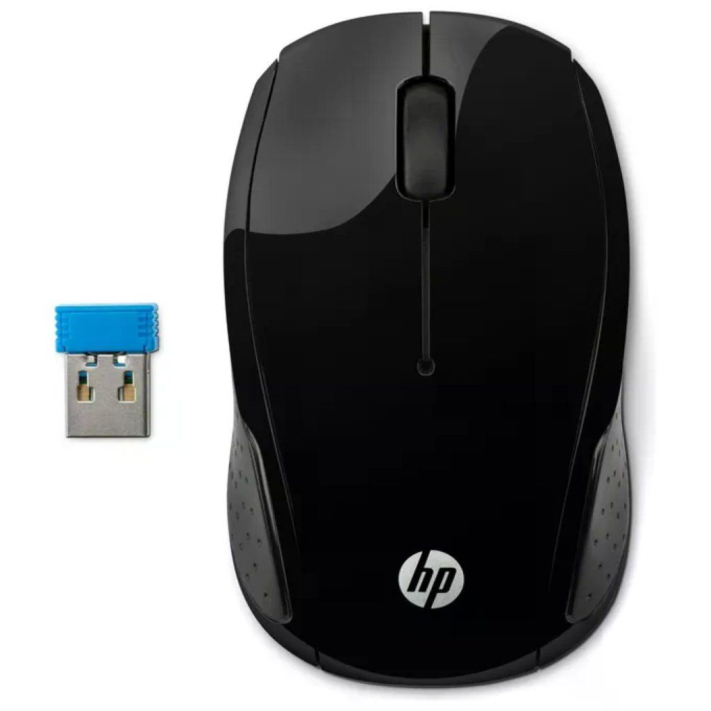 HP Mouse wireless 200, ottico 1000 DPI, nero HP Mouse wireless 200, ottico 1000 DPI, nero