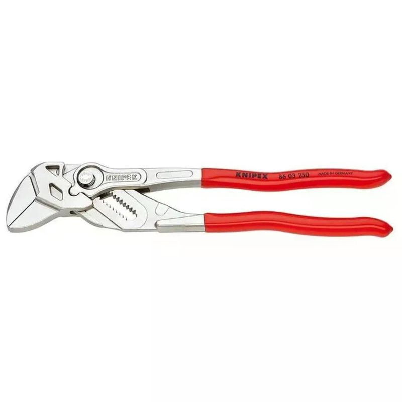 Knipex 86 03 250 Pinza Chiave Regolabile Acciaio al Cromo Vanadio 250 mm 52 mm Apertura Massima 19
