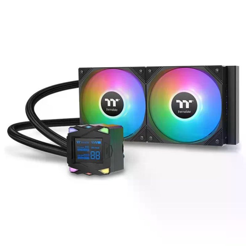 Thermaltake CL-W461-PL12SW-A Kit Raffreddamento a Liquido LA240-S ARGB Ventola 12cm Nero