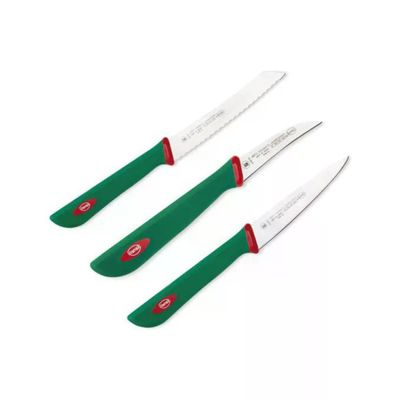 Sanelli 662603 Premana Set 3 Coltelli Spelucchino Pomodoro Verdura manico ergonomico antibatterico Sanelli 662603 Premana Set 3 Coltelli Spelucchino Pomodoro Verdura manico ergonomico antibatterico