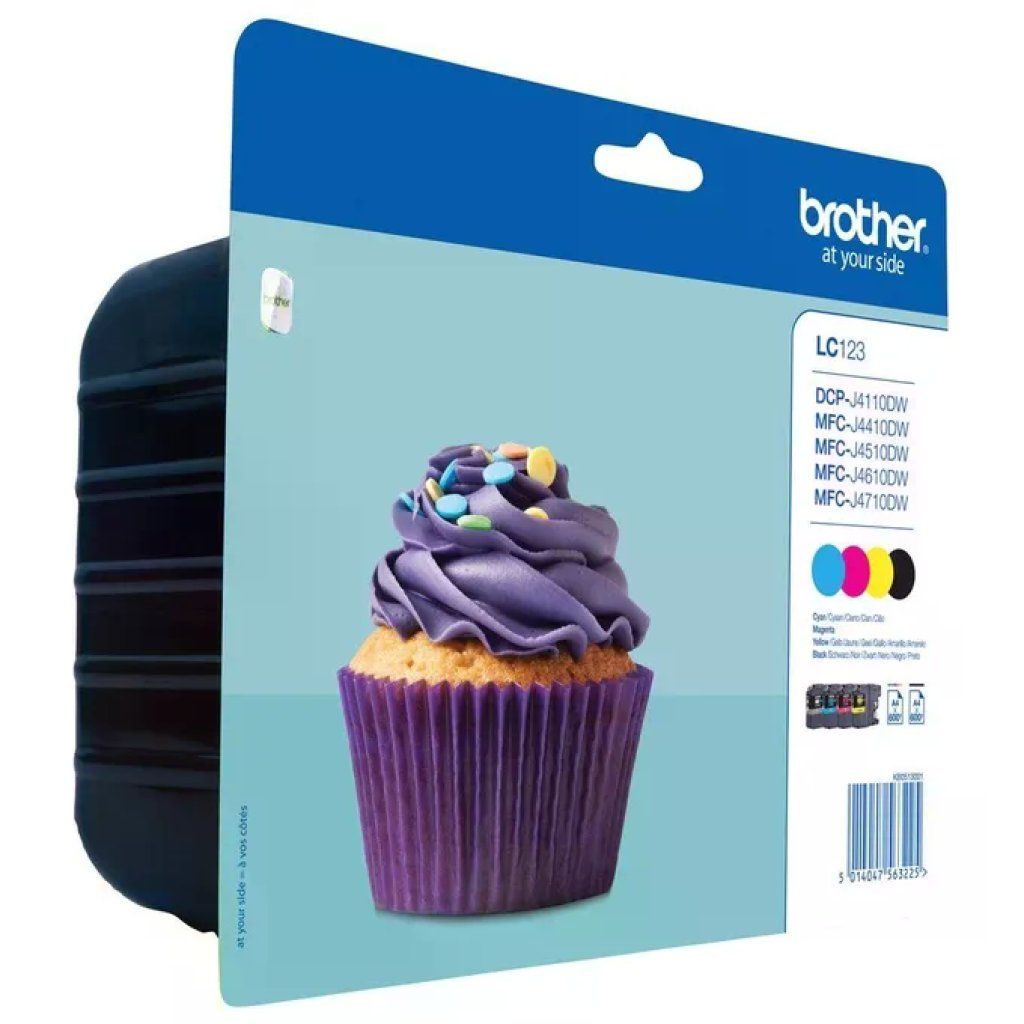 Brother LC-123VALBP Multipack 4 cartucce inkjet originali