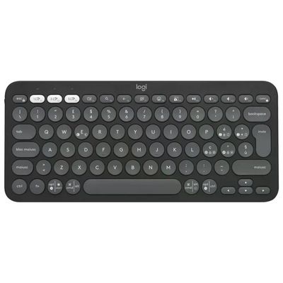Logitech Pebble Keys 2 K380S Tastiera Bluetooth Italiana Grafite