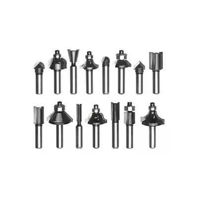 KWB Set da 15 frese per legno con gambo da 8 mm