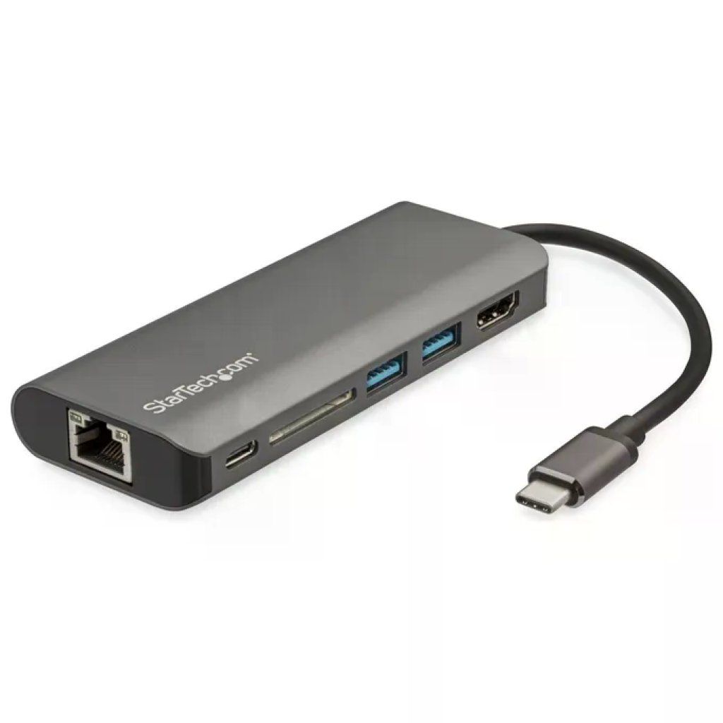 STARTECH.COM StarTech DKT30CSDHPD3 Adattatore USB-C Multiporta con HDMI 4K Lettore SD 2x USB-A 1x USB STARTECH.COM StarTech DKT30CSDHPD3 Adattatore USB-C Multiporta con HDMI 4K Lettore SD 2x USB-A 1x USB