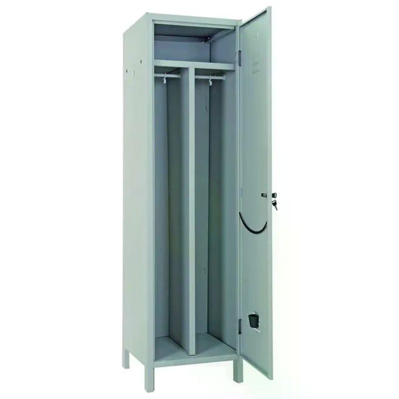 Prometal Armadio Spogliatoio Sporco-Pulito Prometal, 1 Posto, Grigio, 179,5 x 50 x 50 cm