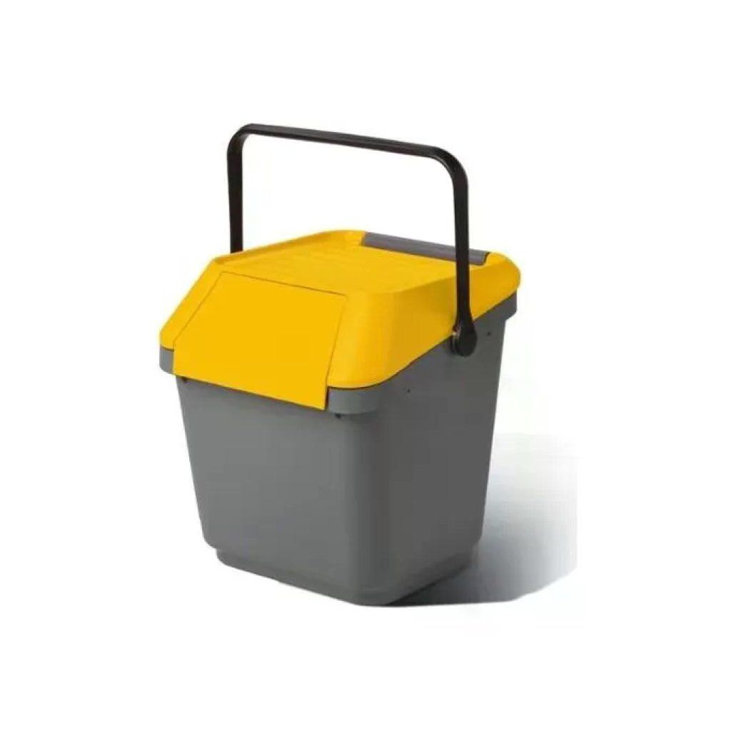 Mattiussi Ecologia Easymax – Contenitore salvaspazio giallo