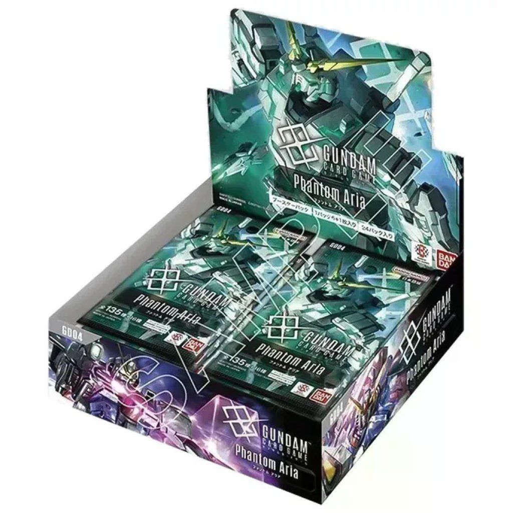 Bandai gioco di carte Gundam Phantom Aria GD-04, booster box 24 buste, carte collezionabili Bandai gioco di carte Gundam Phantom Aria GD-04, booster box 24 buste, carte collezionabili