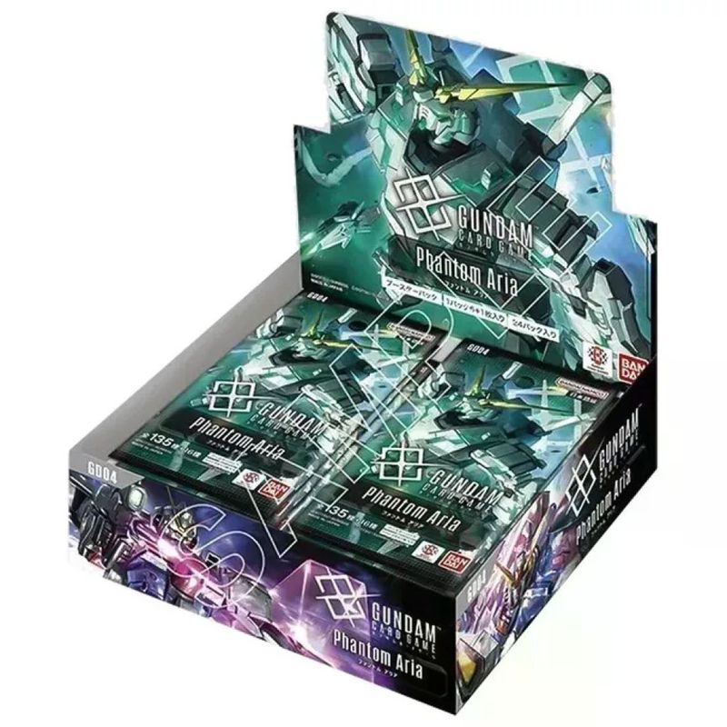 Bandai gioco di carte Gundam Phantom Aria GD-04, booster box 24 buste, carte collezionabili