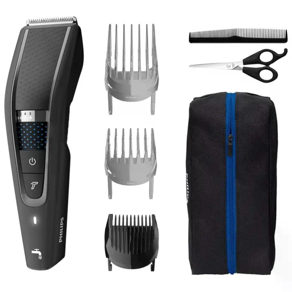 Philips HC5632-15 Serie 5000 Tagliacapelli Lavabile DualCut Trim-n
