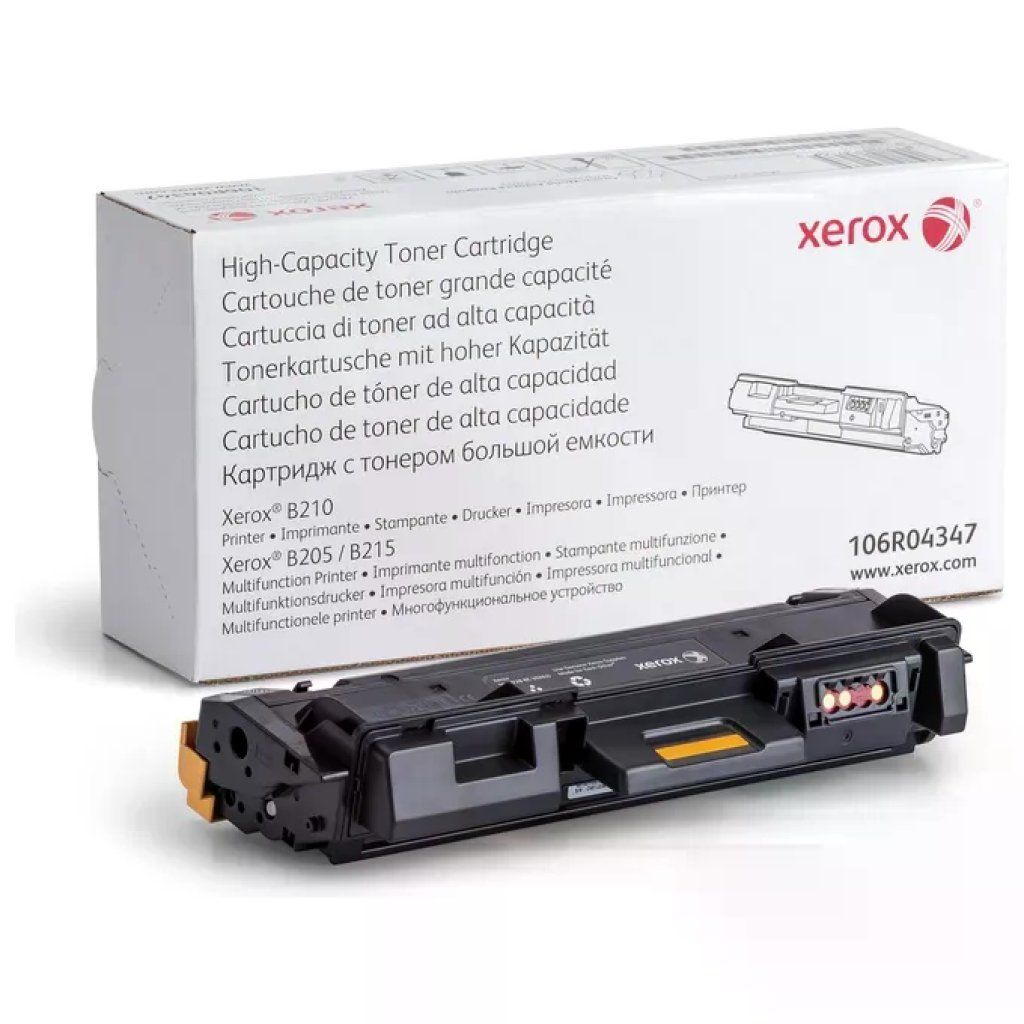 XEROX Toner Originale Xerox 106R04347 Nero Alta Capacità, 3.000 Pagine