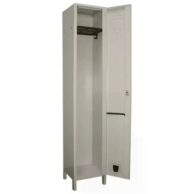 PROMETAL Armadio Spogliatoio in Acciaio Grigio con 1 Anta, 36 × 35 × 180 cm