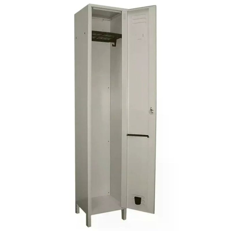 PROMETAL Armadio Spogliatoio in Acciaio Grigio con 1 Anta, 36 × 35 × 180 cm