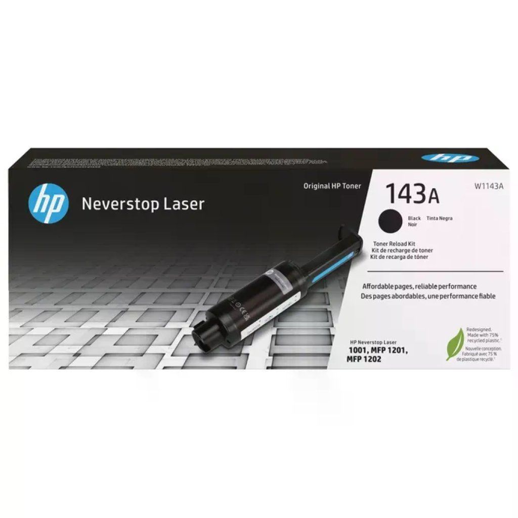 HP 143A W1143A Kit di ricarica toner nero, 2.500 pagine