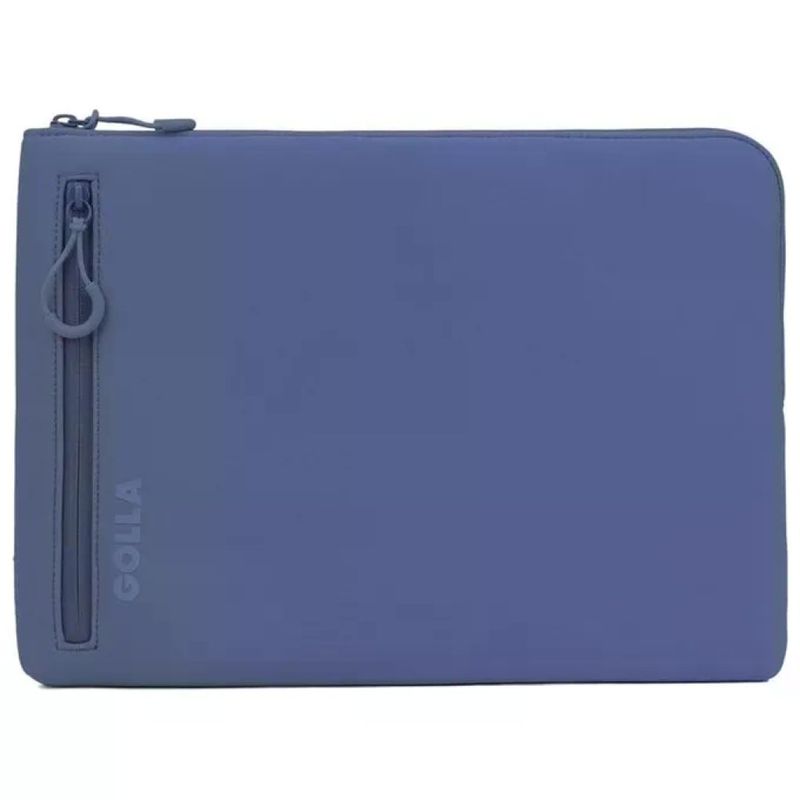 Golla 601655 Metro Sleeve Custodia Notebook 15'' Neoprene 2 Scomparti Scratch Resistant colore Blu