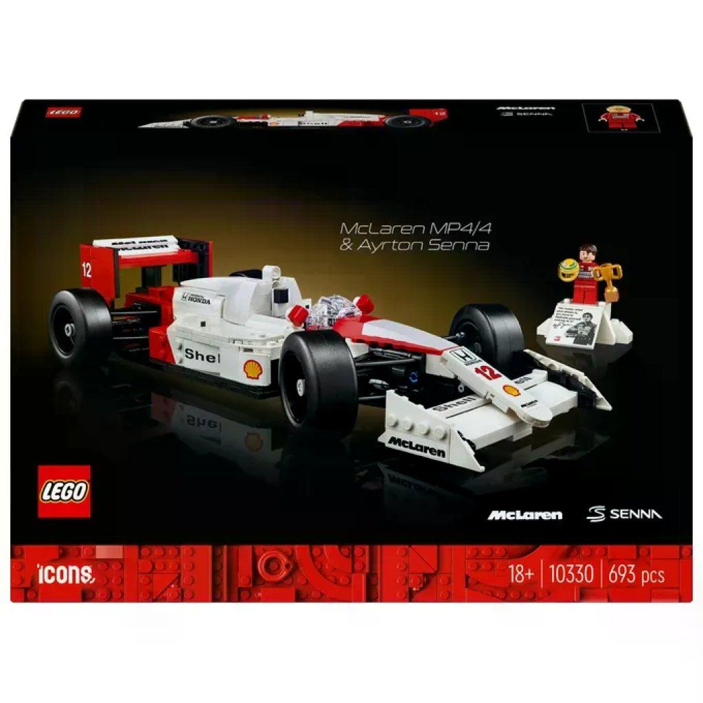 LEGO Icons 10330 McLaren MP4/4 e Ayrton Senna
