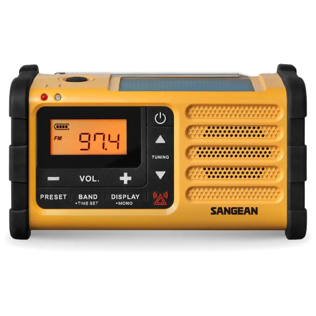 Sangean MMR-88 Radio di Emergenza con Manovella Pannello Solare e USB Sangean MMR-88 Radio di Emergenza con Manovella Pannello Solare e USB
