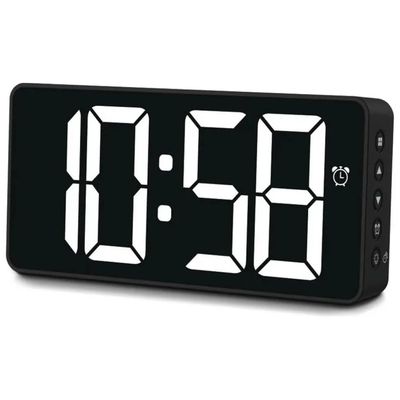 Hama 00185896 Bali Orologio Digitale con Sveglia e Termometro Interno colore Nero Hama 00185896 Bali Orologio Digitale con Sveglia e Termometro Interno colore Nero