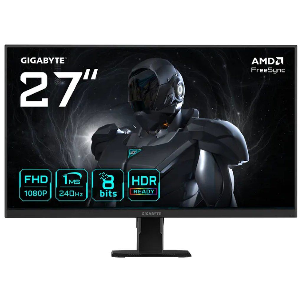 Gigabyte GS27F2 EK Monitor da Gioco 27'' FHD 240Hz 1ms IPS HDR FreeSync DisplayPort HDMI 300 cd Gigabyte GS27F2 EK Monitor da Gioco 27'' FHD 240Hz 1ms IPS HDR FreeSync DisplayPort HDMI 300 cd