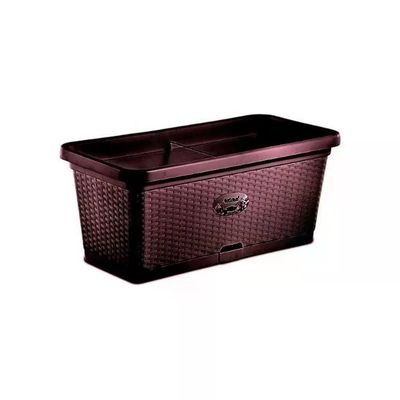 Stefanplast 75351 Natural Fioriera Cassetta con Riserva Acqua 4 Ruote 80x40x34 cm 66 lt colore Moka Stefanplast 75351 Natural Fioriera Cassetta con Riserva Acqua 4 Ruote 80x40x34 cm 66 lt colore Moka