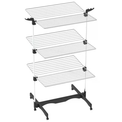 Colombo ST1030 Vertical Stendibiancheria Verticale Modulabile 40 m 16 Kg con Porta Grucce e Ruote colore