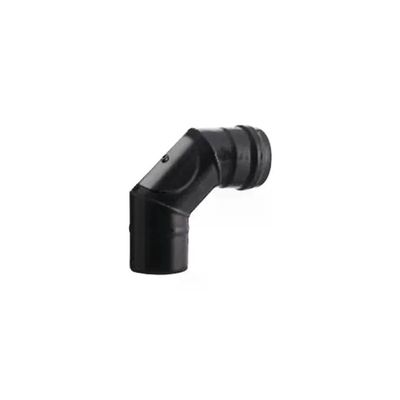 SAVE Fumisteria Plus PN808 Gomito Nero per Canna Fumaria a Pellet