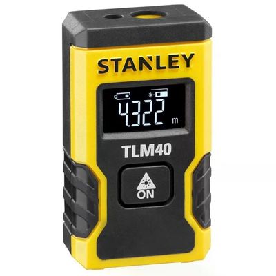 STANLEY Misuratore Laser TLM40 - Portata 12 m - Misurazione Distanze STANLEY Misuratore Laser TLM40 - Portata 12 m - Misurazione Distanze