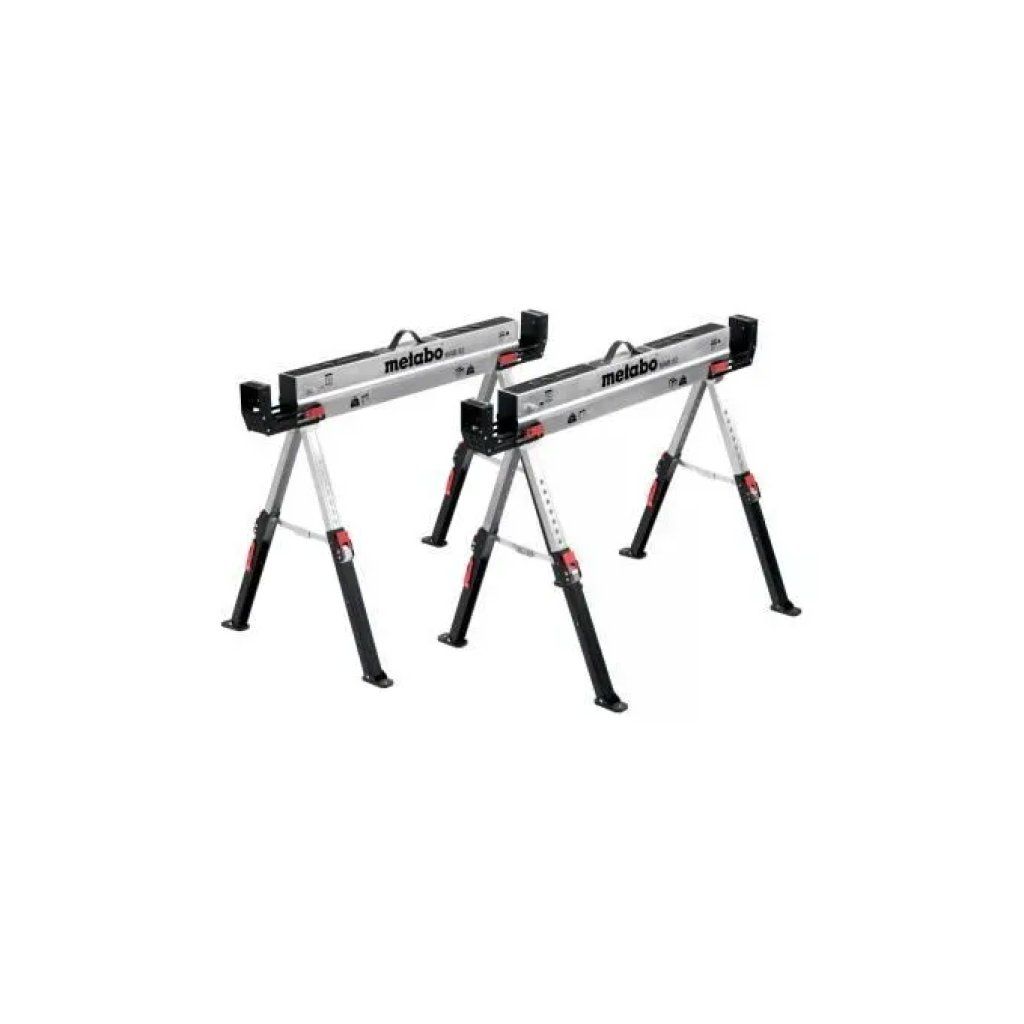 Metabo 626990000 MAB 82 Cavalletti da Lavoro Regolabili in Altezza con Supporti Laterali 590 kg per Metabo 626990000 MAB 82 Cavalletti da Lavoro Regolabili in Altezza con Supporti Laterali 590 kg per