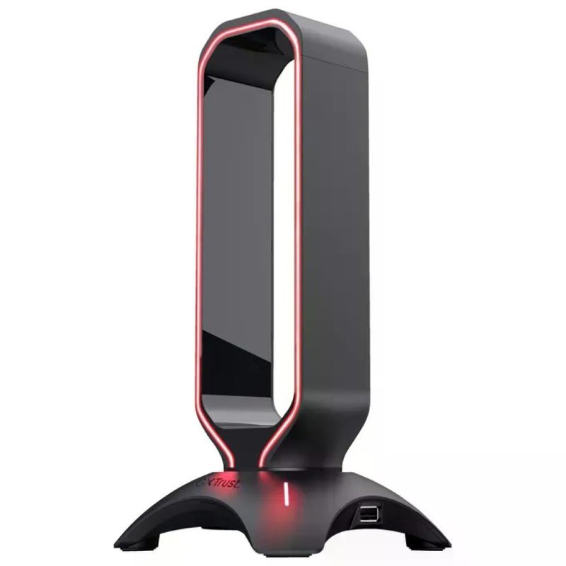 Trust 23647 GXT 265 Cintar Supporto per Cuffie Gaming RGB 2 Porte USB-A colore Nero