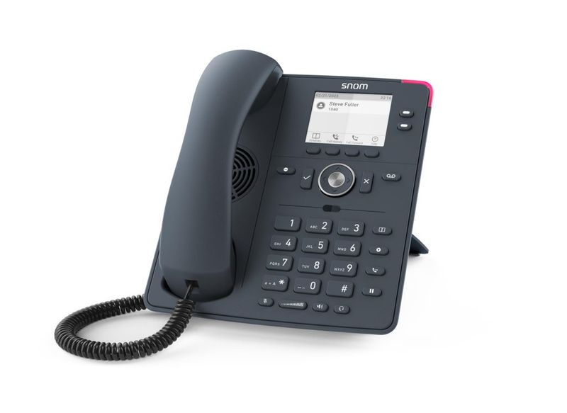 SNOM Telefono IP Snom D150 da scrivania, 2 linee, PoE, nero