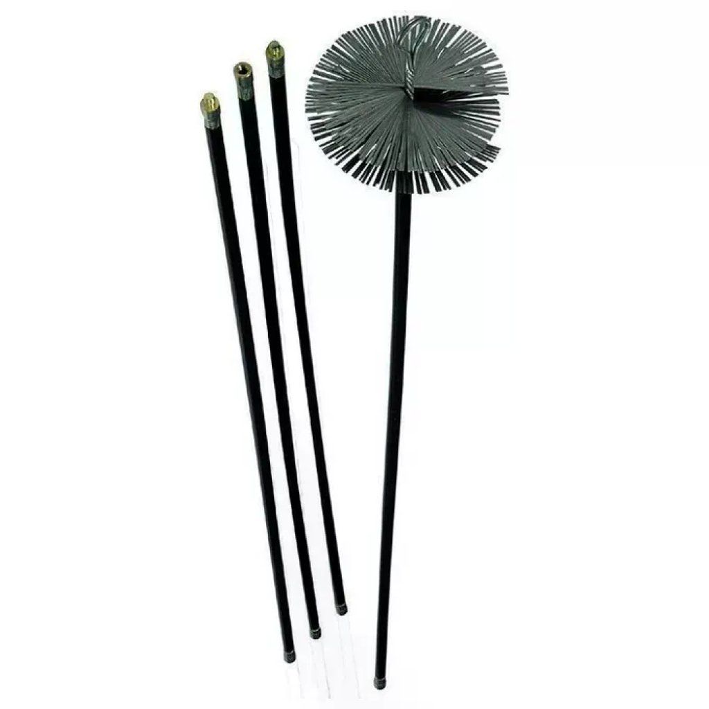 VIGOR-BLINKY Kit spazzacamino Vigor Blinky con 6 canne e scovolo 30 cm