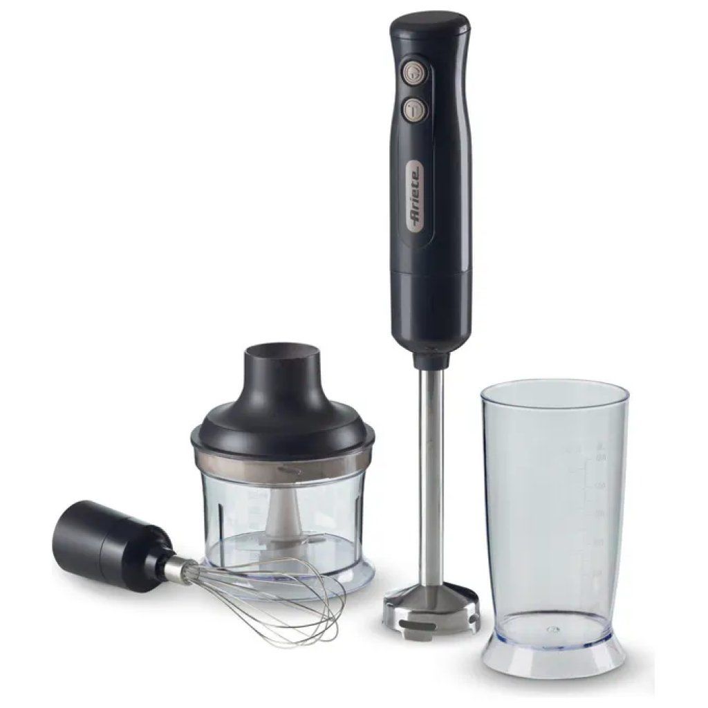 Ariete 601 Frullatore a Immersione 700 W con Tritatutto e Bicchiere Ariete 601 Frullatore a Immersione 700 W con Tritatutto e Bicchiere