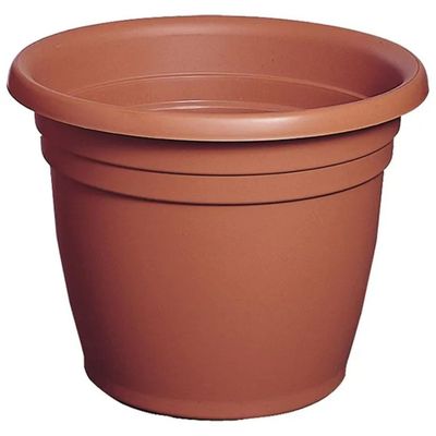 ICS Vaso tondo da giardino 170 L, 85 × 57 cm, nero