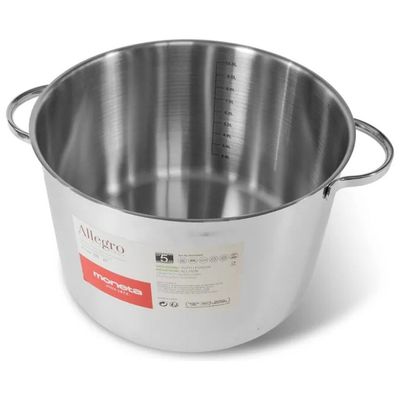 Moneta Allegro Pentola in Acciaio Inox 28 cm – 11,3 L Moneta Allegro Pentola in Acciaio Inox 28 cm – 11,3 L