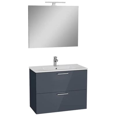 VitrA MIA Base Mobile Bagno Antracite 77,5 x 37,8 x 59,6 cm VitrA MIA Base Mobile Bagno Antracite 77,5 x 37,8 x 59,6 cm
