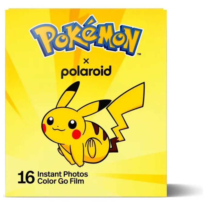 Polaroid 6657 Pellicola Istantanea a Colori per Fotocamera Go Edizione Pokémon Pikachu Confezione Doppia