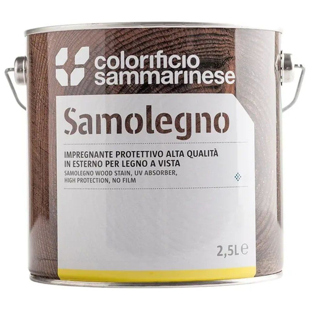 COLORIFICIO SAMMARINESE Impregnante per Legno Samolegno Trasparente Incolore 5 L COLORIFICIO SAMMARINESE Impregnante per Legno Samolegno Trasparente Incolore 5 L