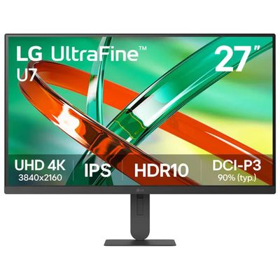 LG Monitor LG UltraFine U7 27" 4K UHD IPS Nero