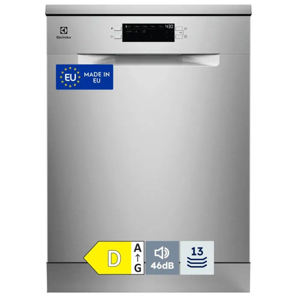 Electrolux E52SD100SX Lavastoviglie 12 Coperti, Classe D, Acciaio Inox