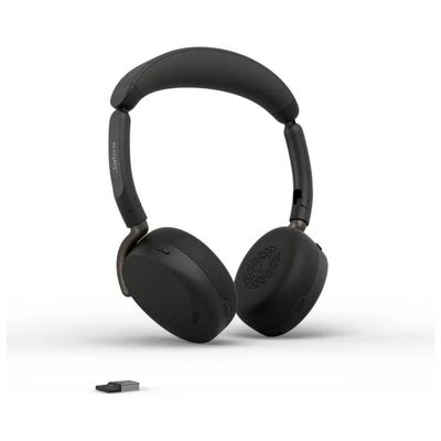 Jabra Evolve3 65 UC – Cuffie wireless stereo con microfono, Bluetooth, USB-A, nere Jabra Evolve3 65 UC – Cuffie wireless stereo con microfono, Bluetooth, USB-A, nere
