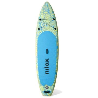 Nilox Waikiki SUP gonfiabile 274 x 84 x 15 cm, blu e lime