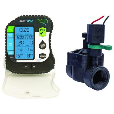 RAIN Amico Pro – Centralina per Irrigazione 9V con Elettrovalvola 1" F