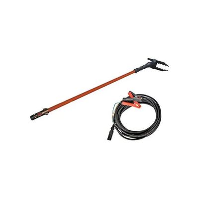 United Trade 609049 Abbacchiatore Elettrico per Olive 12 V, 400 W, Asta Telescopica 190–280 cm
