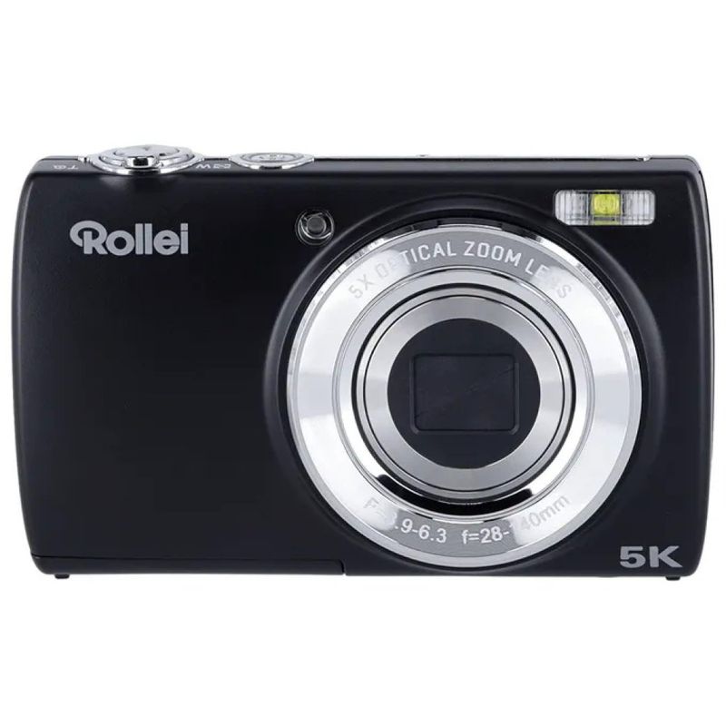 Rollei Powerflex Compact – Fotocamera digitale 64 MP, zoom ottico 5x e video 5K, nera Rollei Powerflex Compact – Fotocamera digitale 64 MP, zoom ottico 5x e video 5K, nera