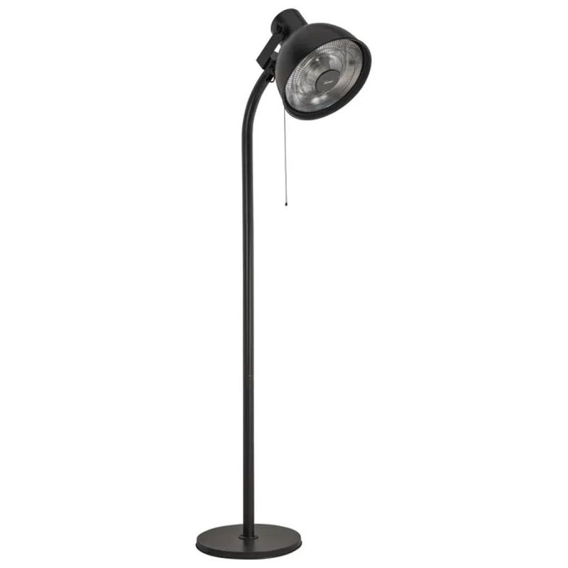 Bimar HR311 – Stufa alogena da esterno a piantana 2000 W IP24, nera