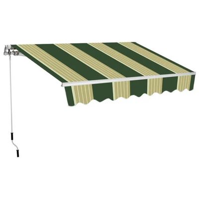 Sangiorgio Tenda Avvolgibile 300 x 200 cm Verde e Bianca