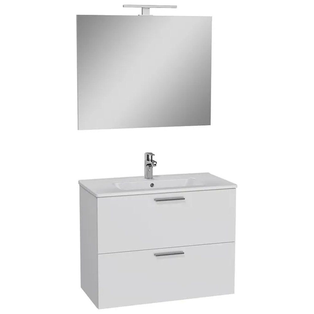 Vitra Mia base mobile bagno bianco lucido 77,5 x 37,8 x 59,6 cm