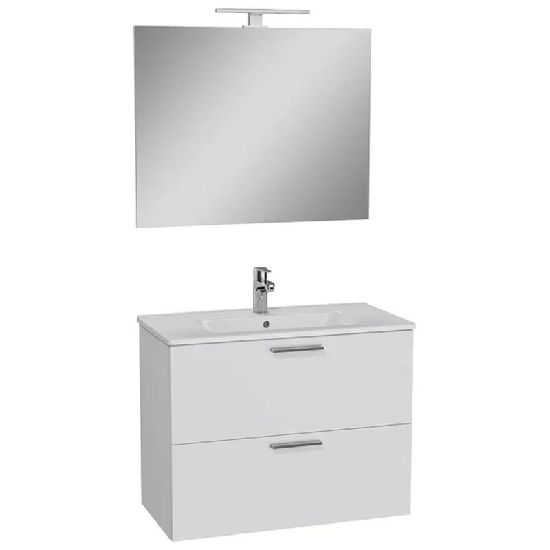 Vitra Mia base mobile bagno bianco lucido 77,5 x 37,8 x 59,6 cm