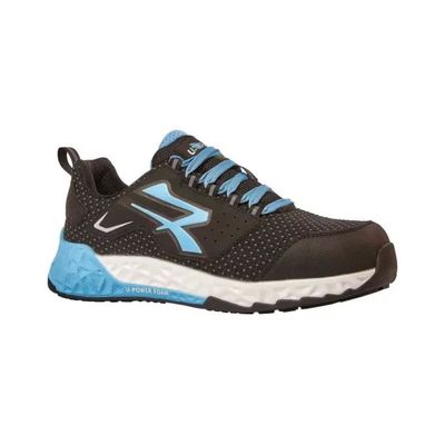 U-Power VHAGAR Scarpe Antinfortunistiche S3S ESD Nero-Azzurro