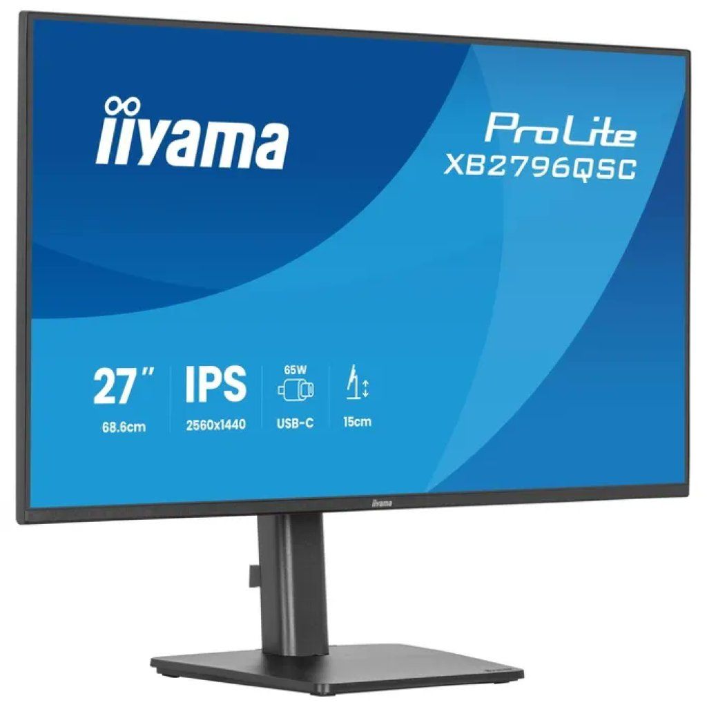 Iiyama ProLite XB2796QSC-B1 Monitor 27" QHD IPS con USB-C
